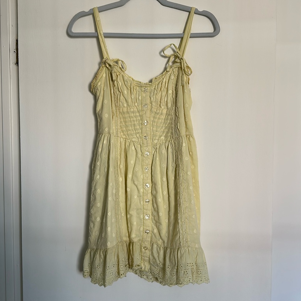 Yellow urban outfitters sun dress
